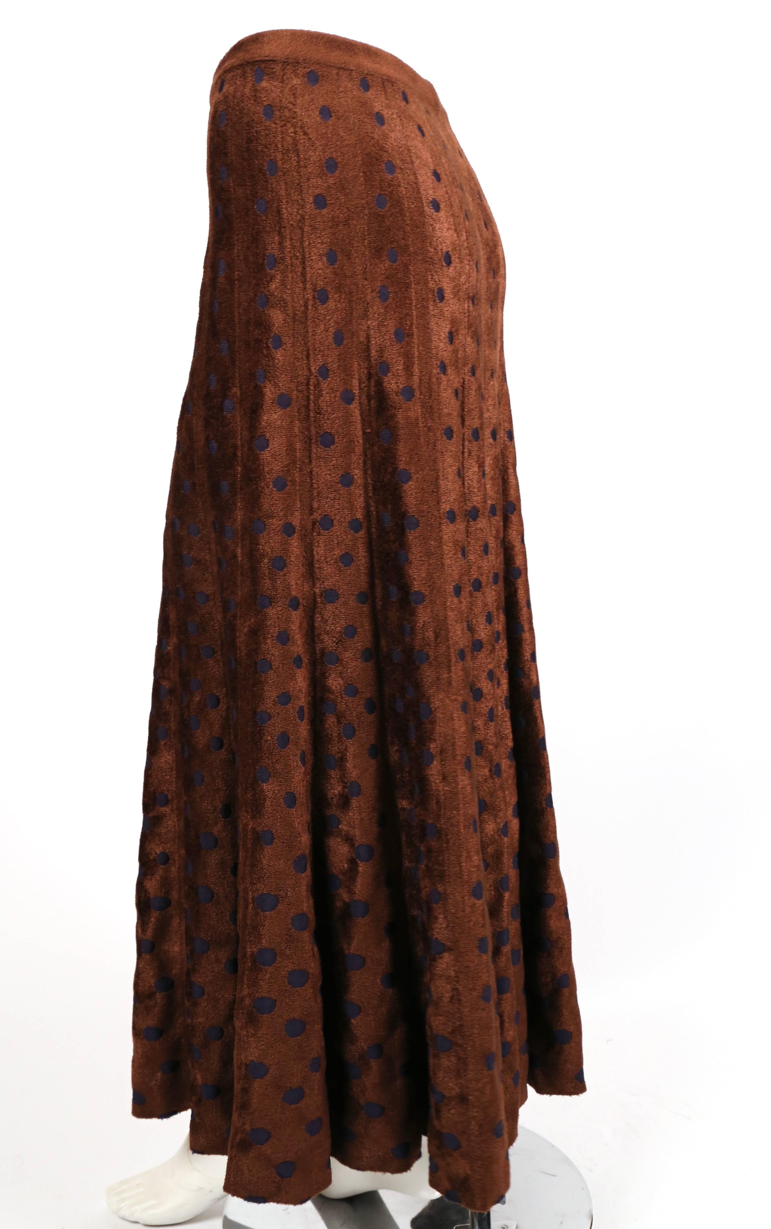 AZZEDINE ALAIA reversible ankle length skirt In Excellent Condition In San Fransisco, CA