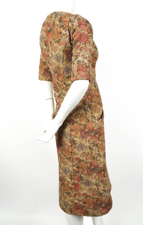 floral tapestry coat