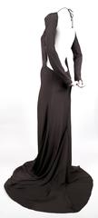 2000 TOM FORD for GUCCI silk runway gown with open back