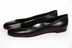 Manolo Blahnik black ballet flats