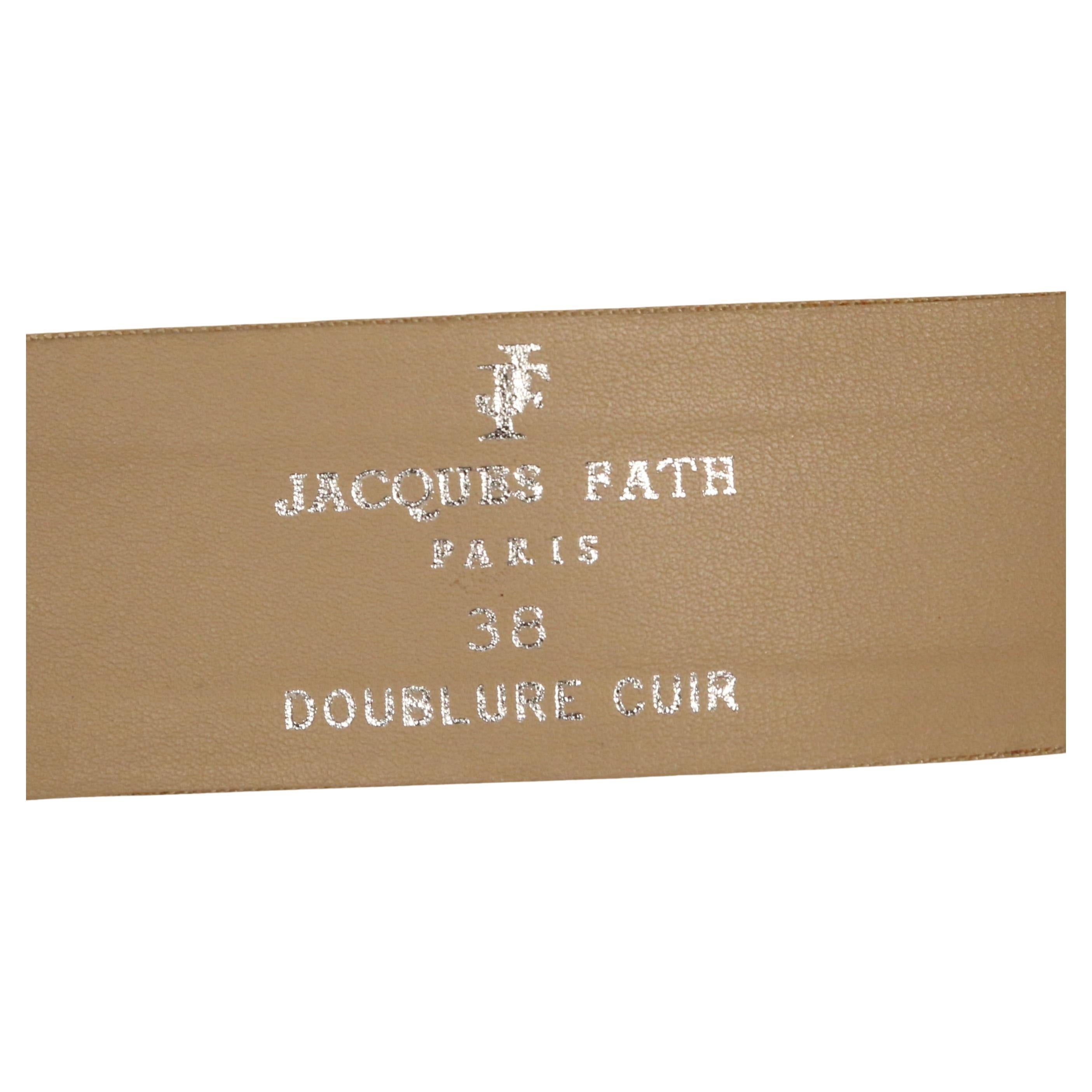 1993 JACQUES FATH mini skirt suit For Sale 13