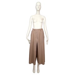 1980's YOHJI YAMAMOTO tan ultra wide leg pants