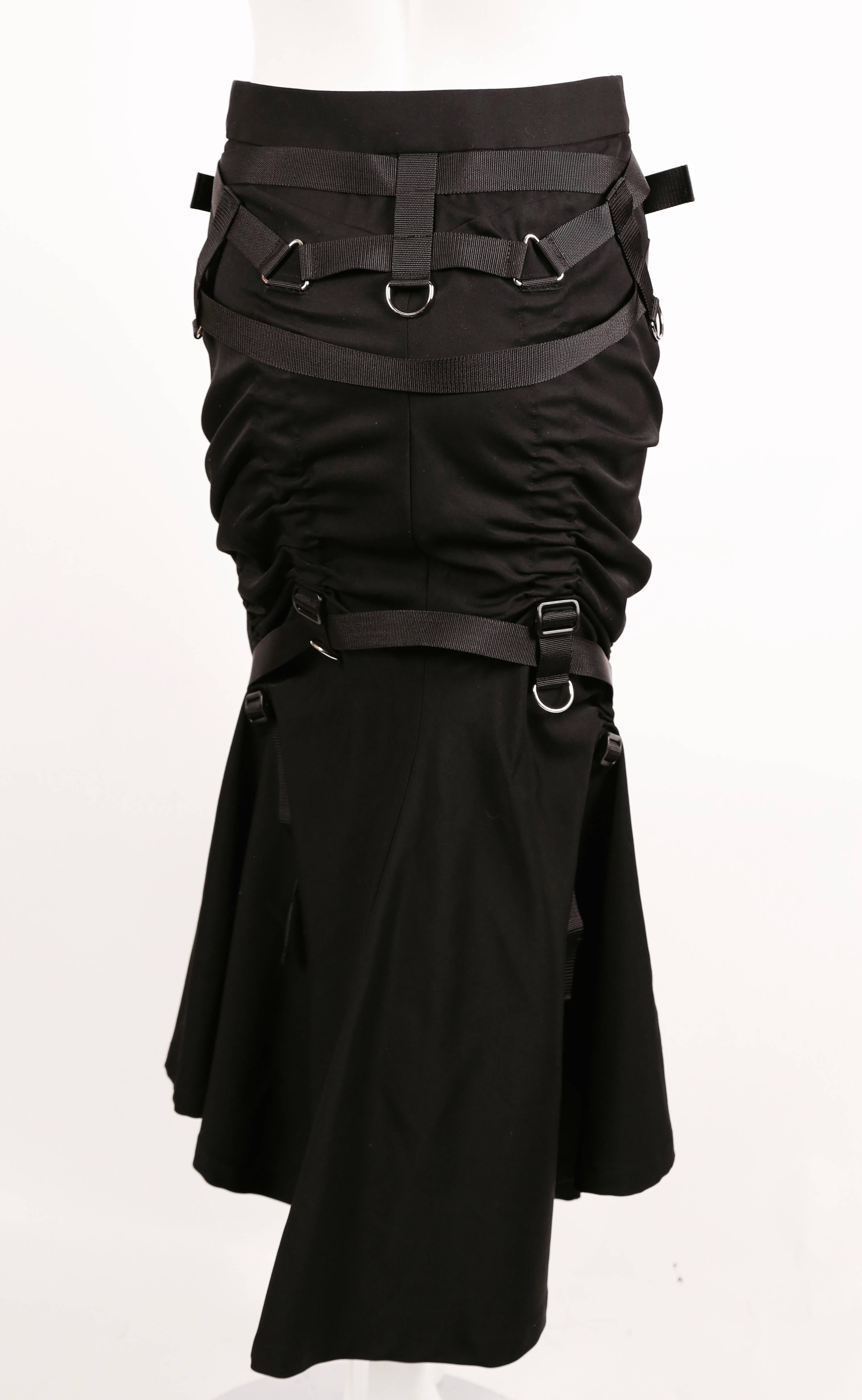 black parachute skirt