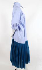 Celine by Phoebe Philo blue runway dress, 2017