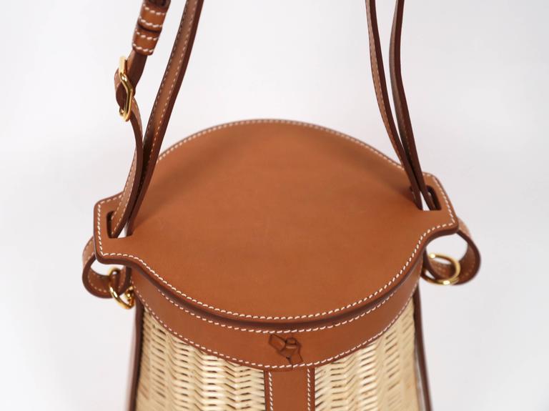 hermes wicker bag