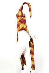 Comme Des Garcons plaid "Half Dress", 1993
