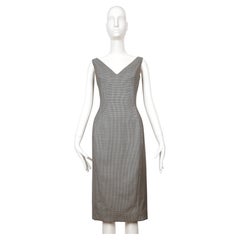 1995 JOHN GALLIANO 'Pin-Up / Misia Diva' Houndstooth RUNWAY dress