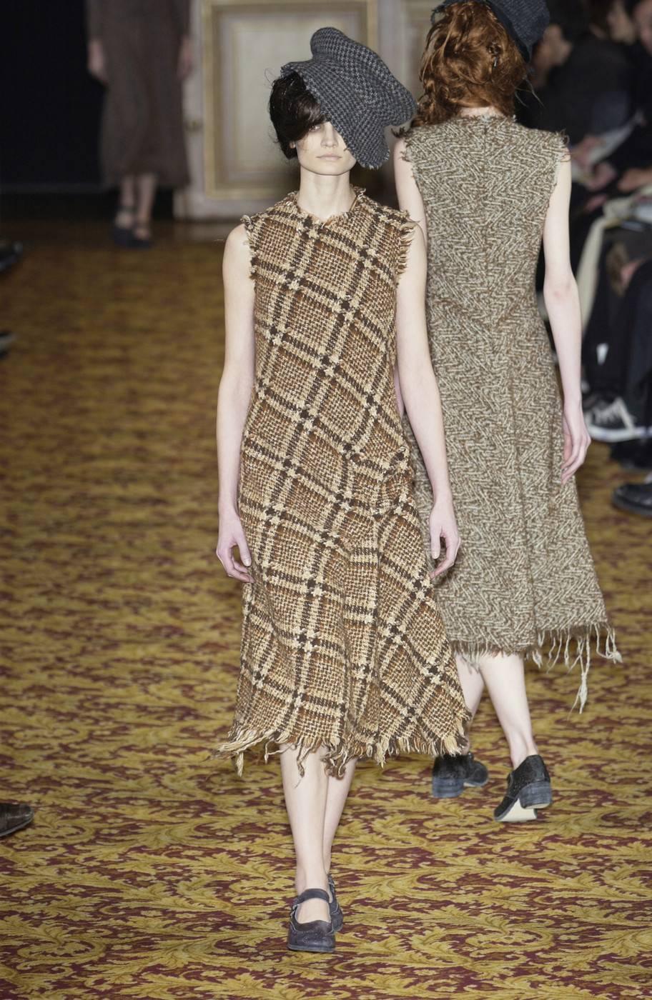 Junya Watanabe Comme des Garcons tweed runway dress, 2003   1