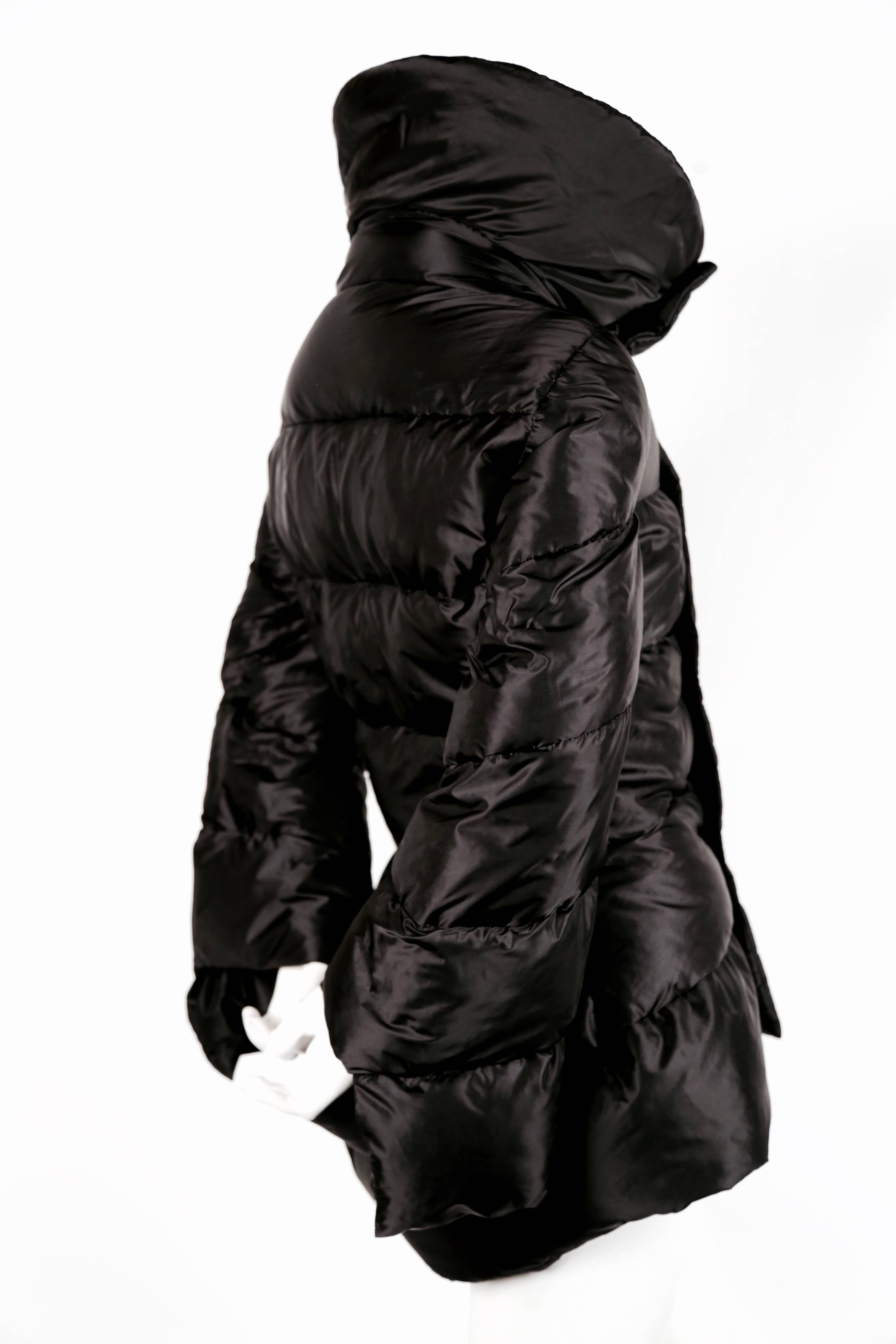 Women's or Men's Junya Watanabe for Comme des Garcons padded runway coat with bustle, 2009 