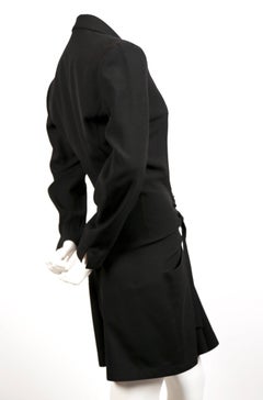 1989 AZZEDINE ALAIA black one piece romper suit
