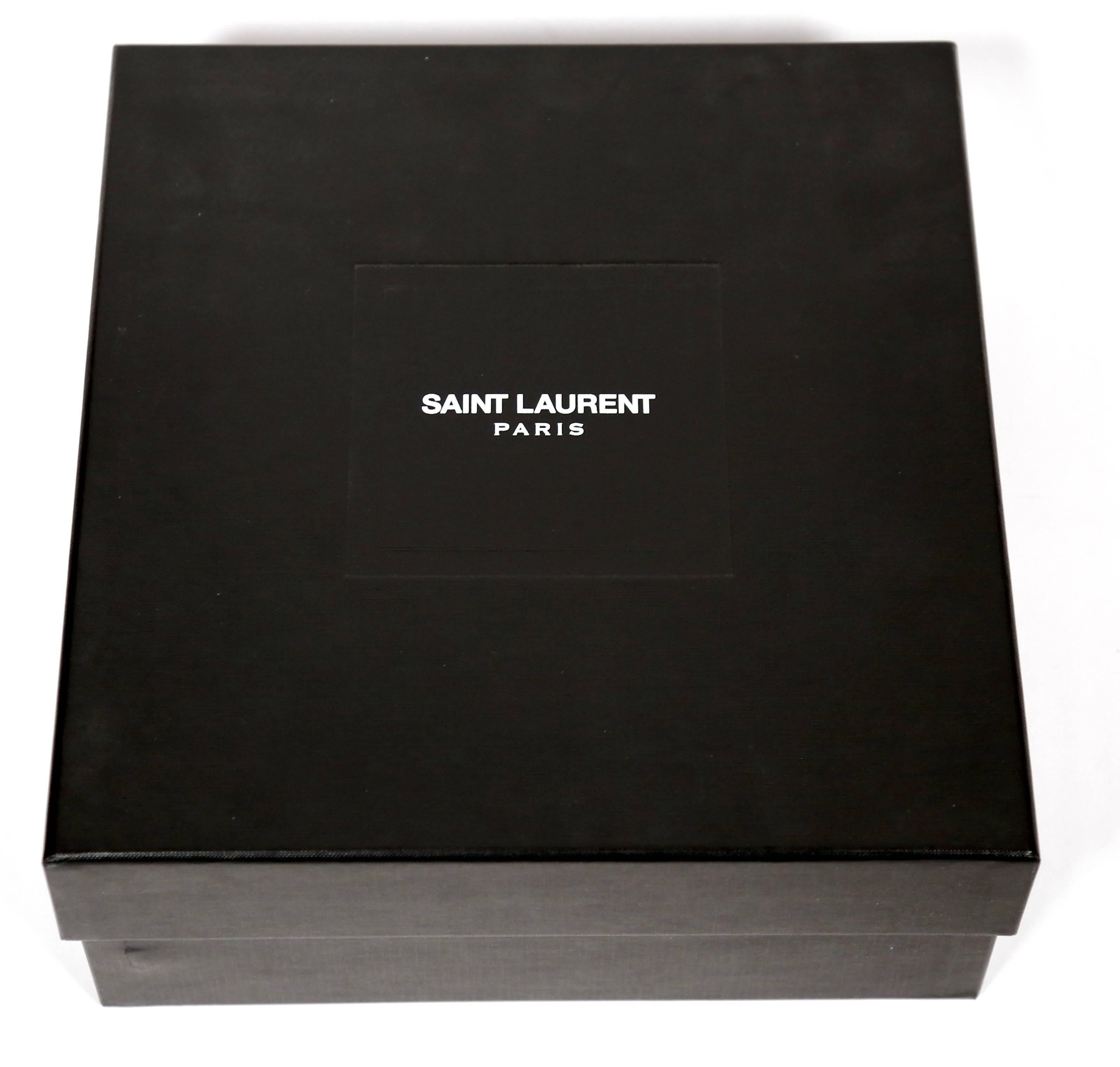 SAINT LAURENT black leather 'Rock 40' Chelsea boots 41 In Good Condition In San Fransisco, CA