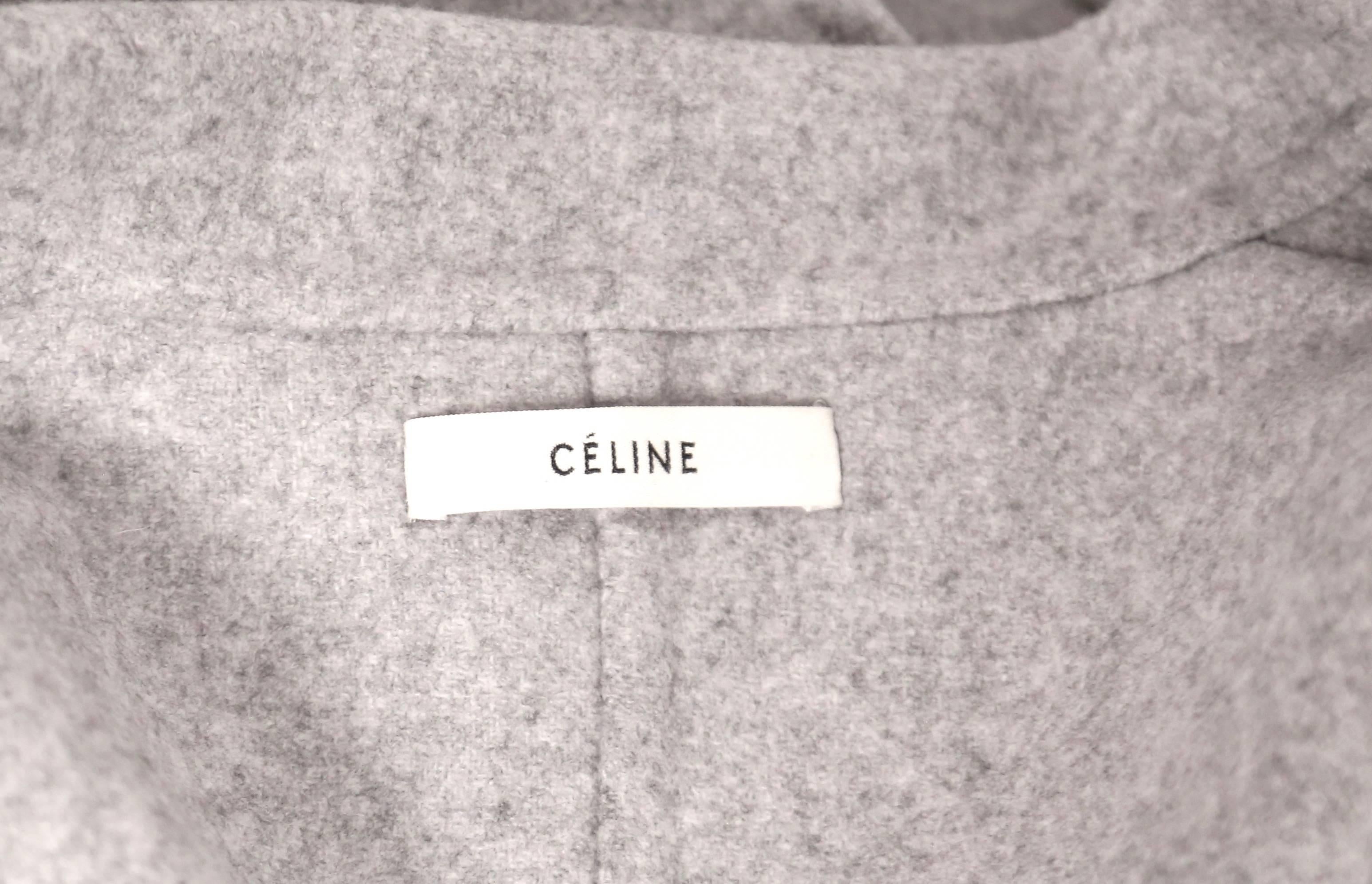Gray Celine By Phoebe Philo heathered grey 