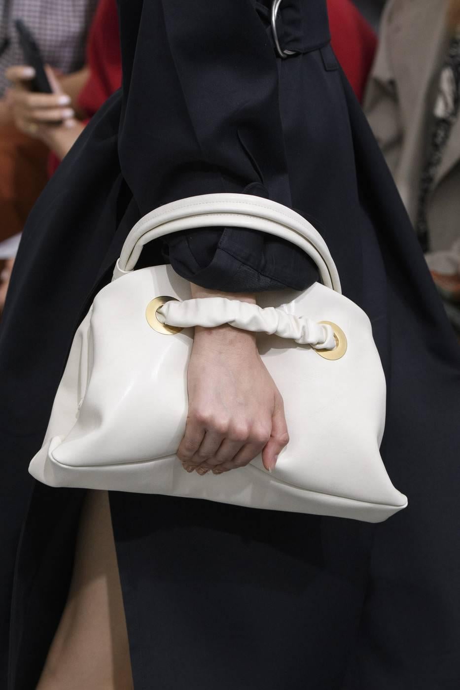 Celine By Phoebe Philo black leather runway bag with eyelets, 2018 1