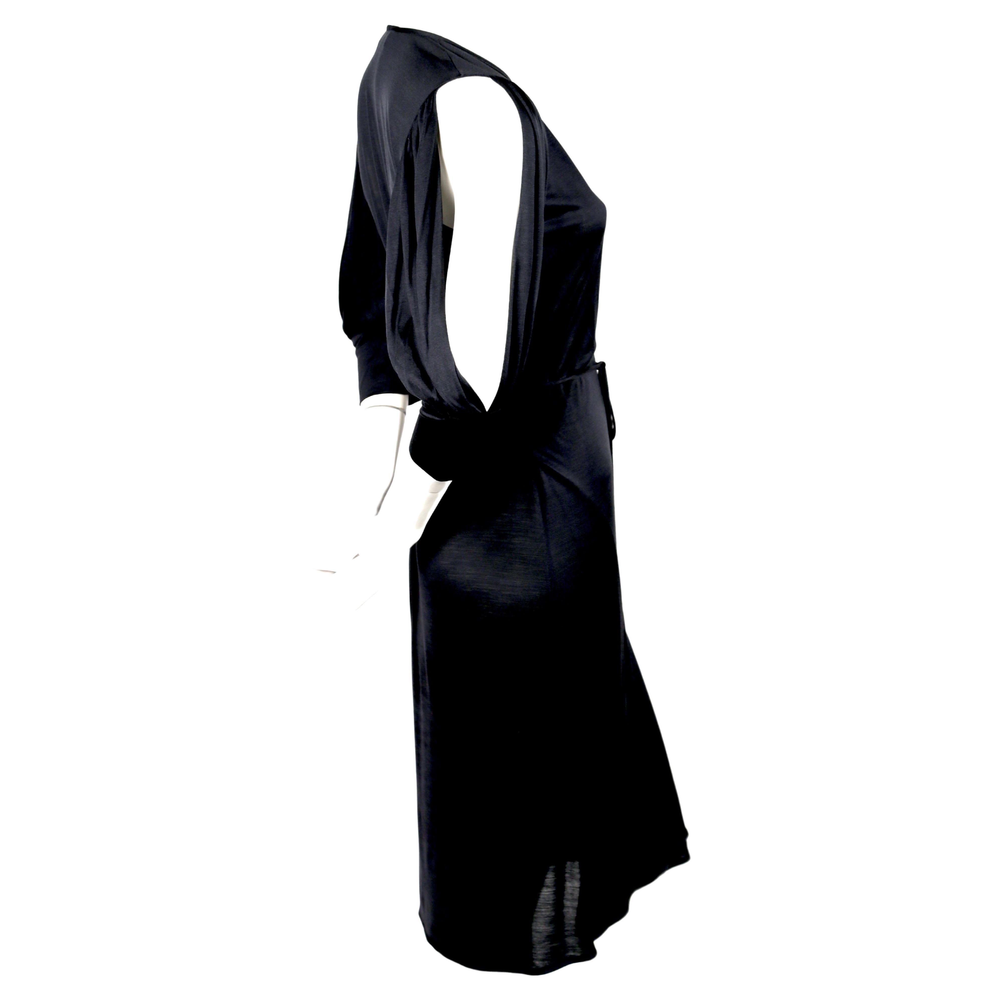 2000 BALENCIAGA le dix by NICOLAS GHESQUIERE Jersey-Wickelkleid für Damen oder Herren im Angebot