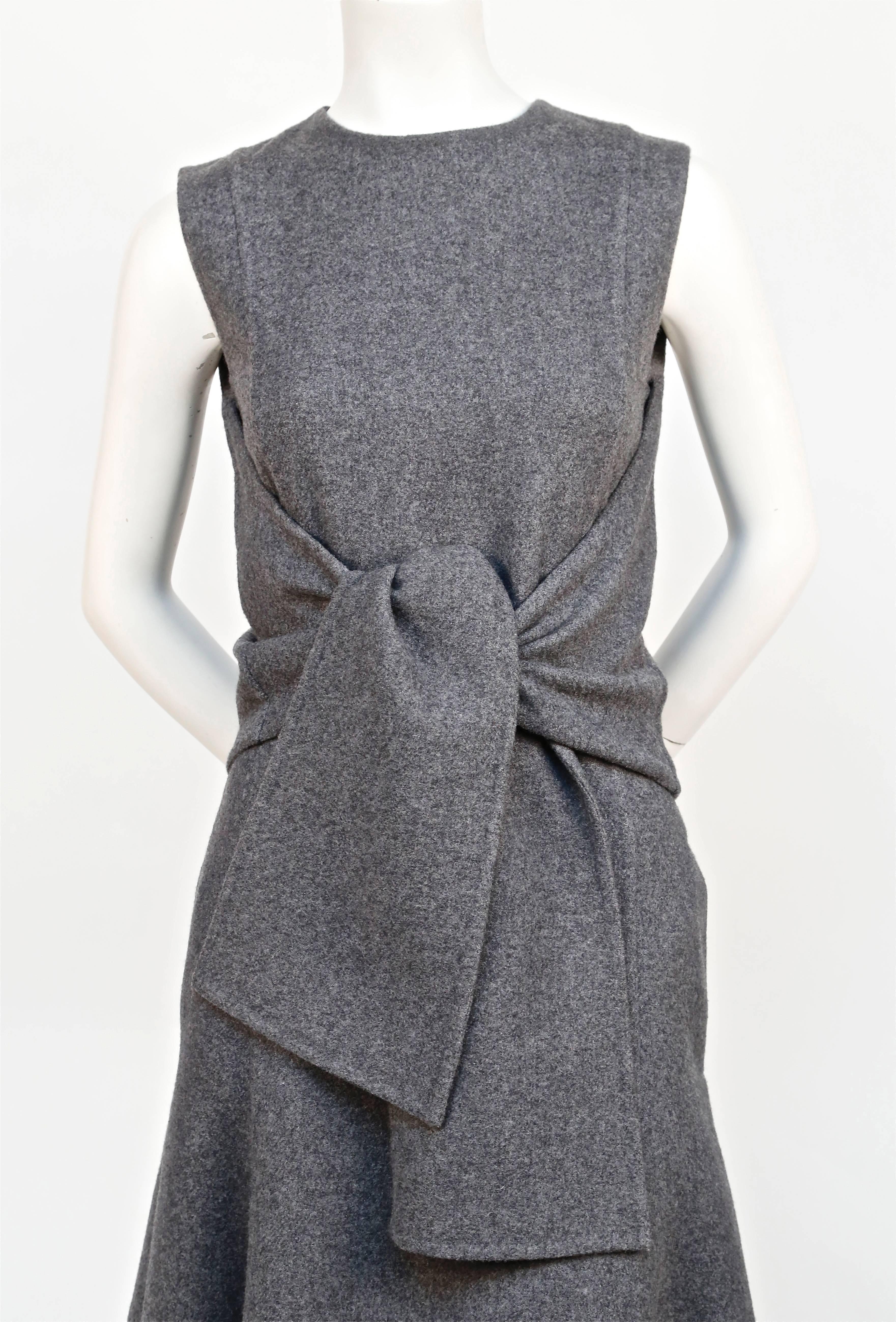 grey cashmere dress