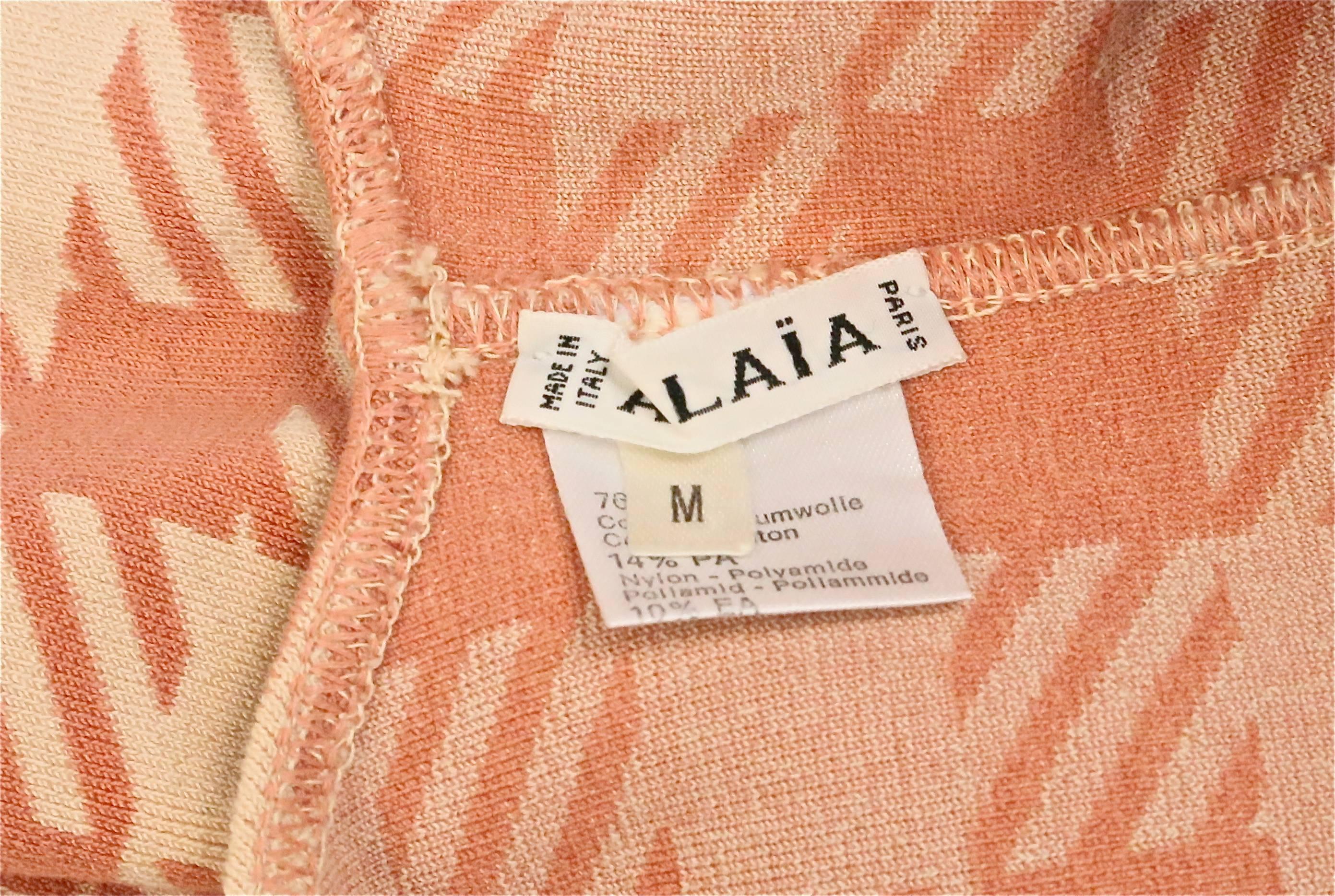 Orange 1991 AZZEDINE ALAIA 'TATI' dress