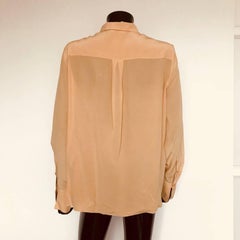Chloe yellow silk blouse