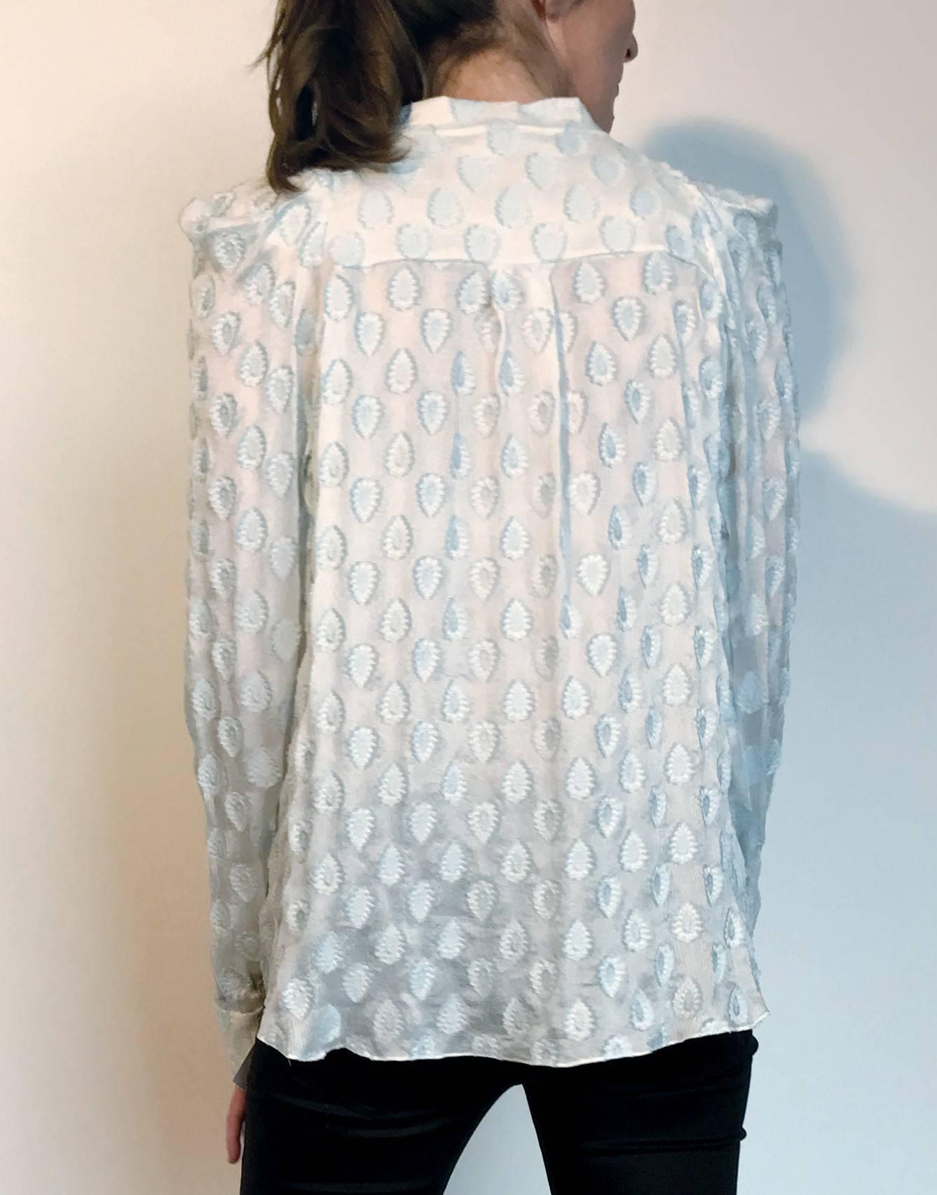 Women's CHLOE crepe silk blouse