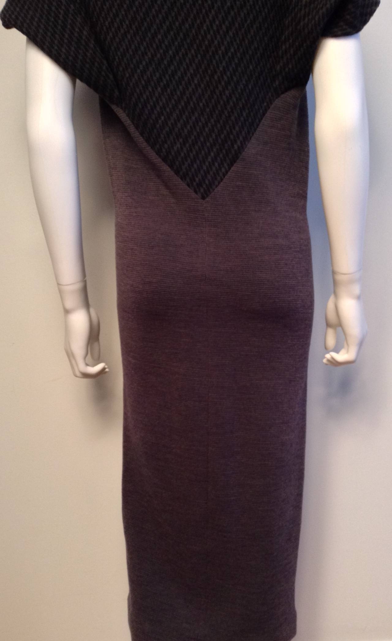 Roland Mouret Taupe Wool dress Size 6 For Sale 4