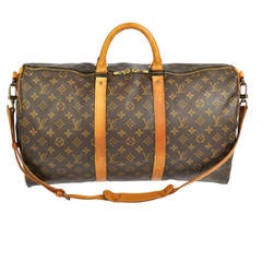 Authentic Louis Vuitton Bandouliere 50 Keepall Vintage Travel Bag