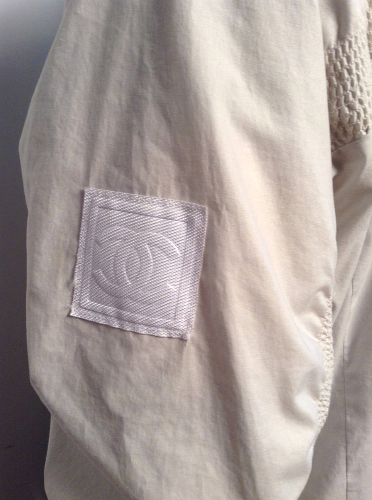 Chanel Off-white Light Jacket Size 8 Unworn 5