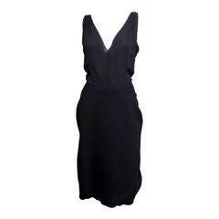 Nina Ricci Black Cocktail Dress Size 42/10 2012