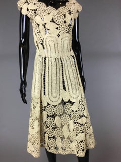50s Raffia dress