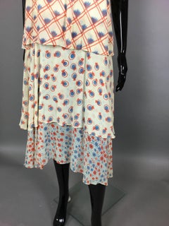 Ossie Clark pineapple print dress