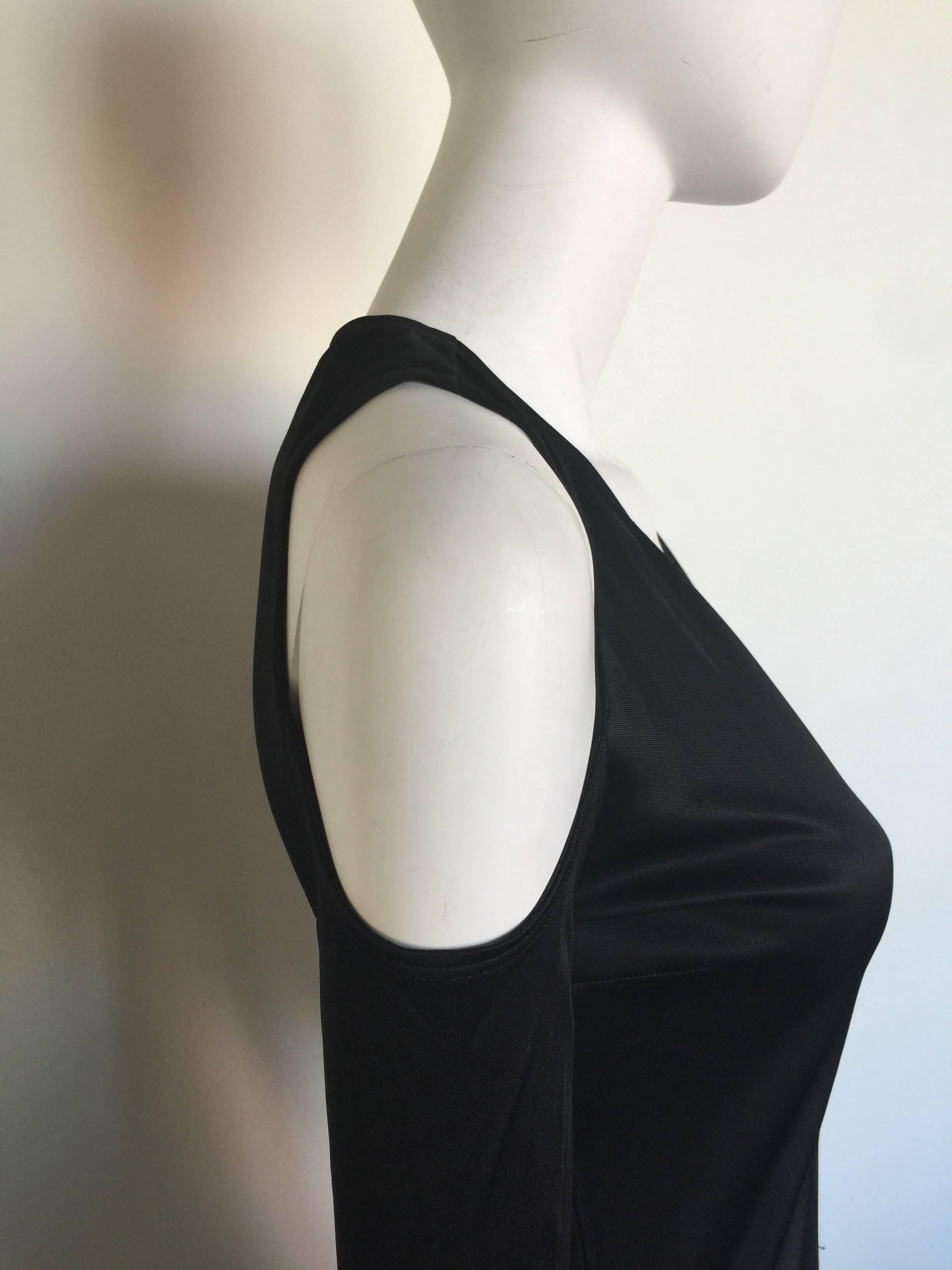 Black Versus Versace One Sleeve Dress For Sale