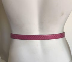 Pierre Cardin Pink Snakeskin Belt