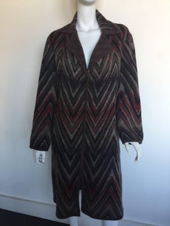 Missoni reversible knit coat