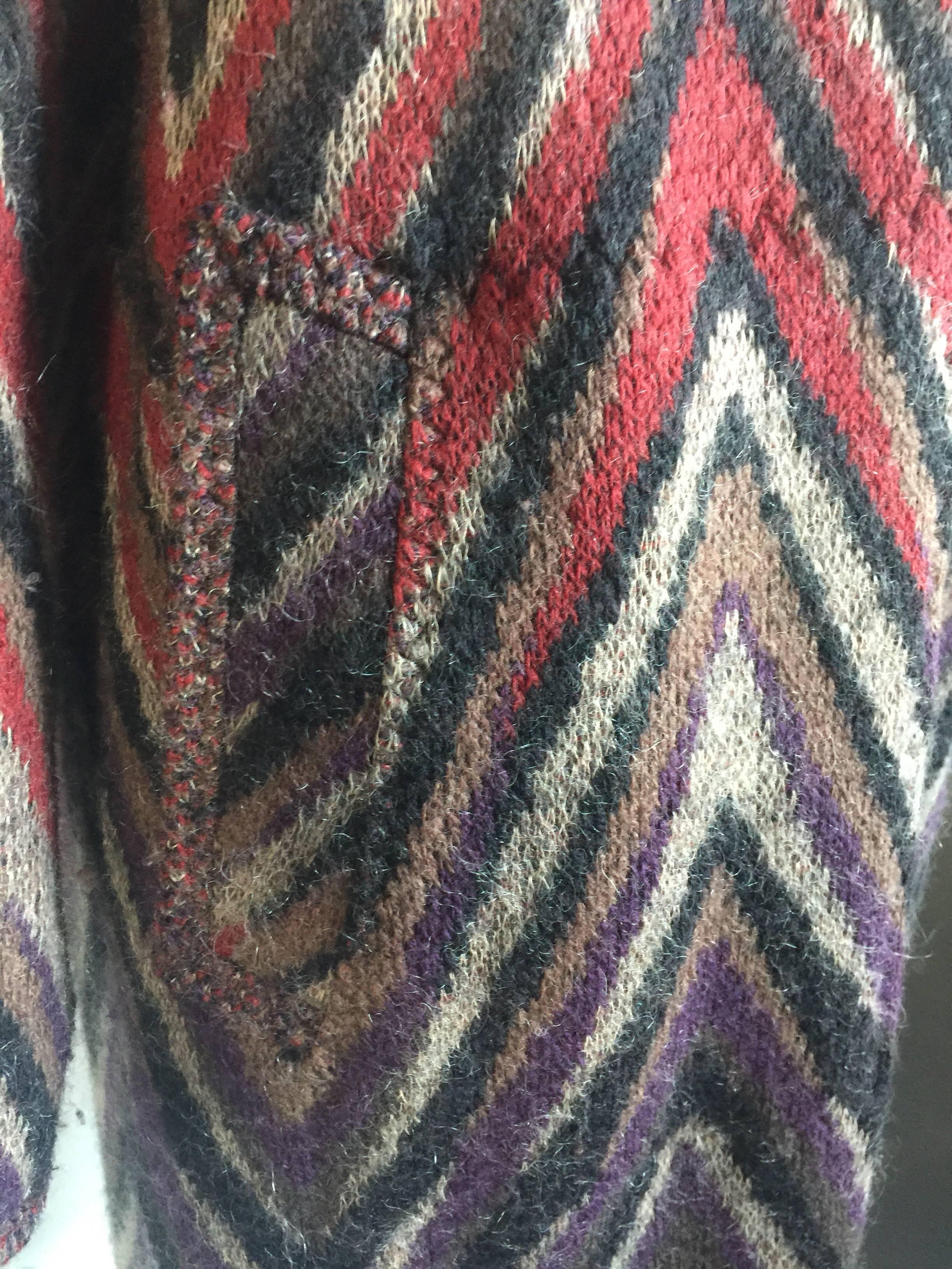 Women's or Men's Missoni reversible knit coat For Sale