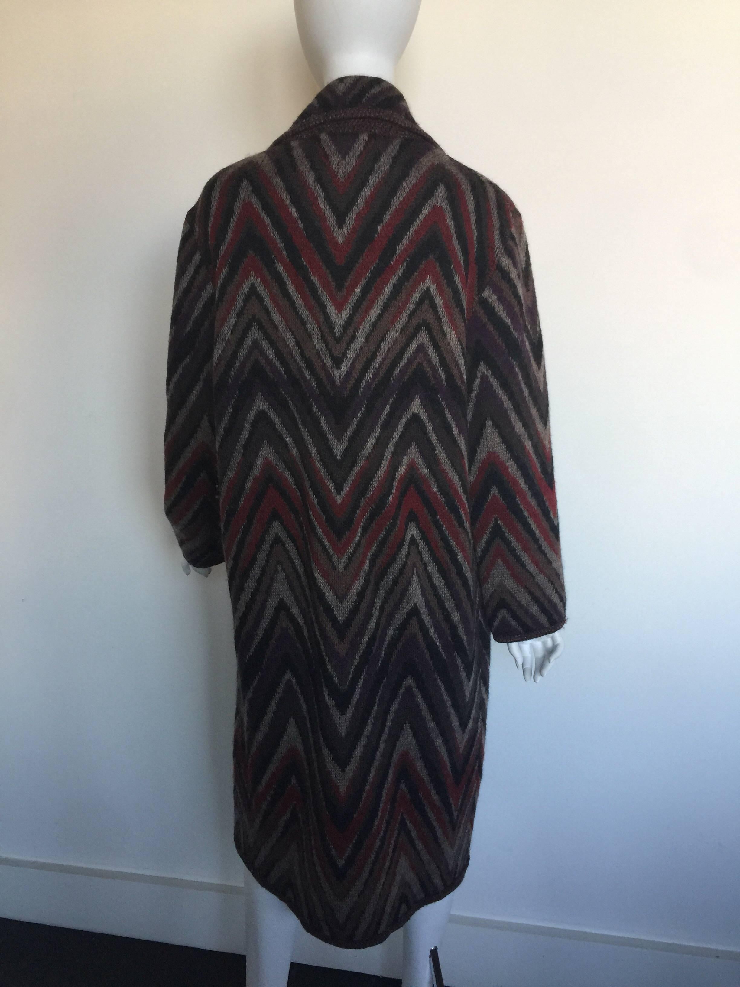 Missoni reversible knit coat For Sale 1