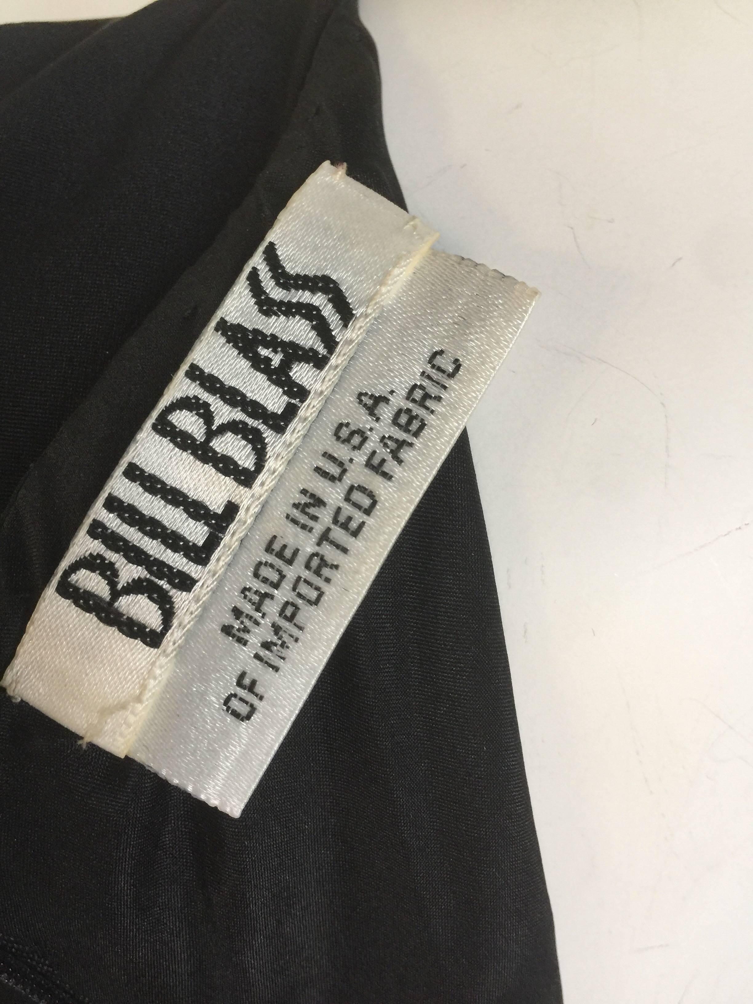 Women's or Men's Bill Blass black triangle too mini dress For Sale