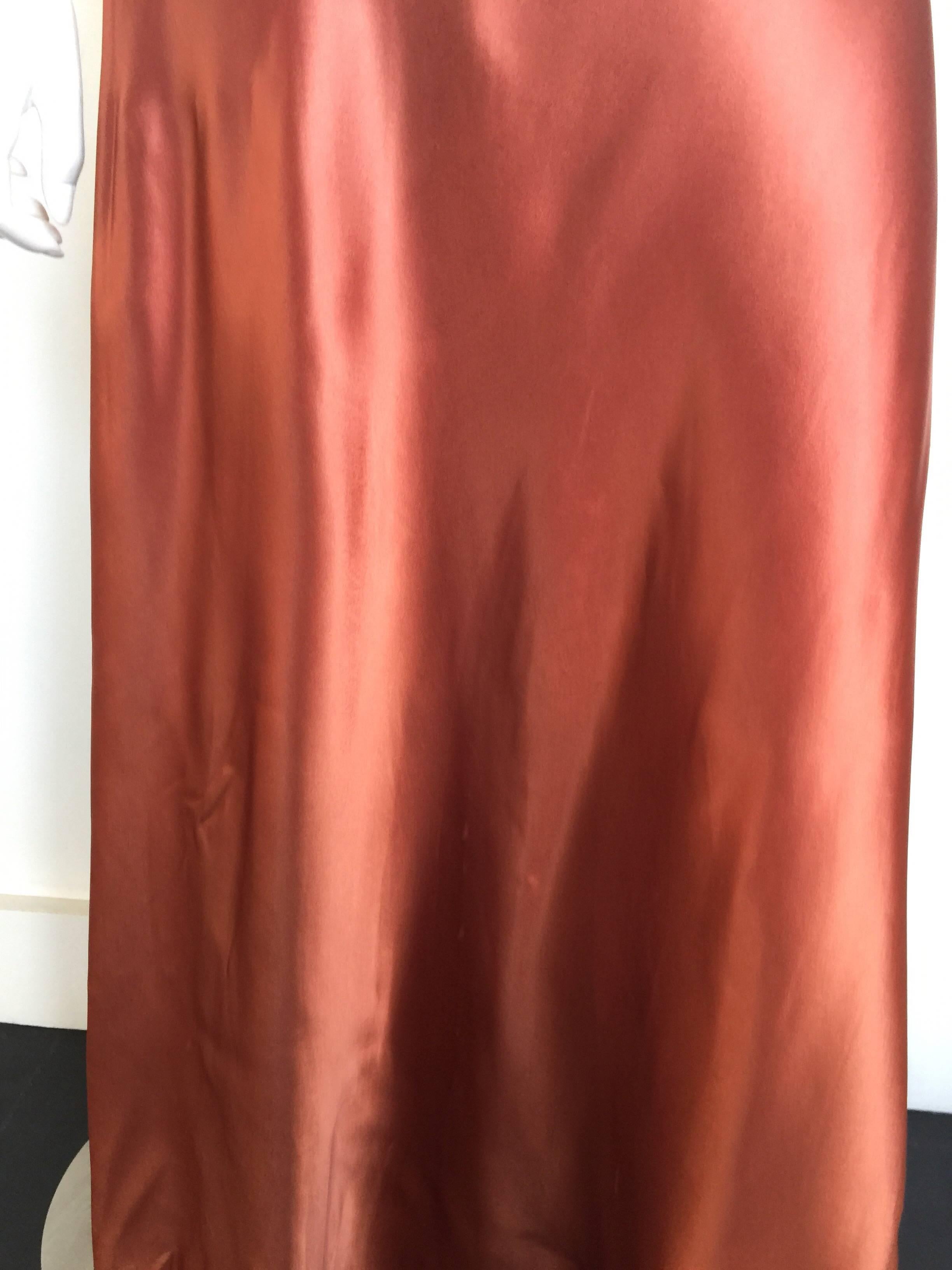 Silk ombré slip gown  For Sale 1