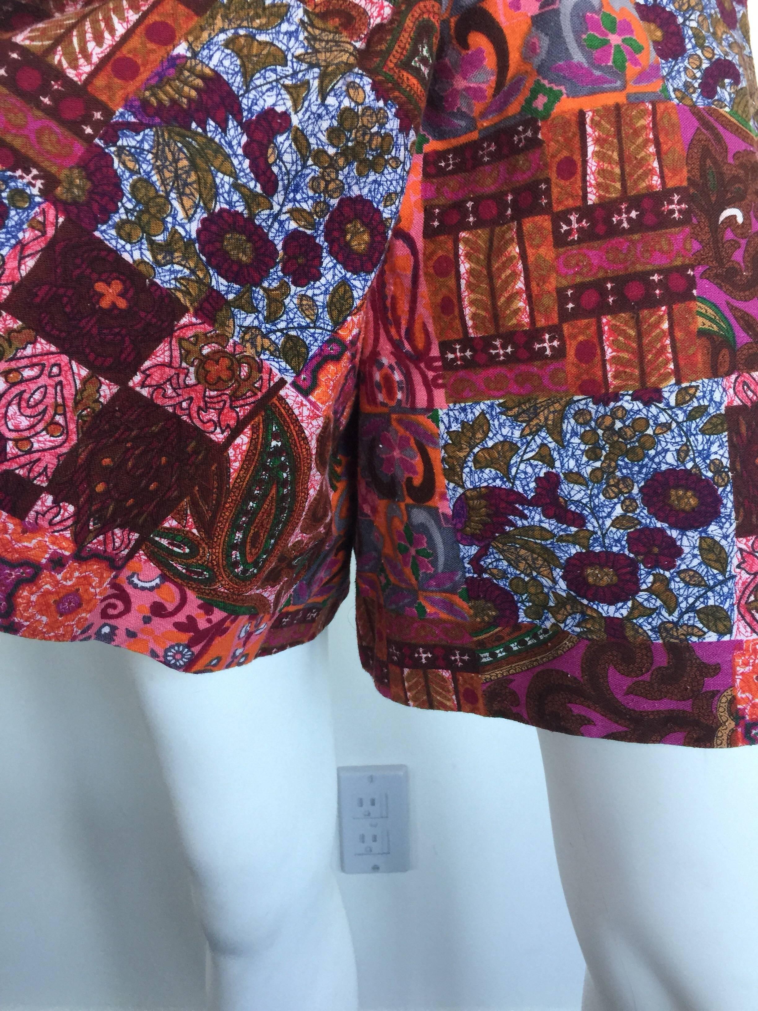 Women's or Men's Cotton printed shorts skirt  For Sale