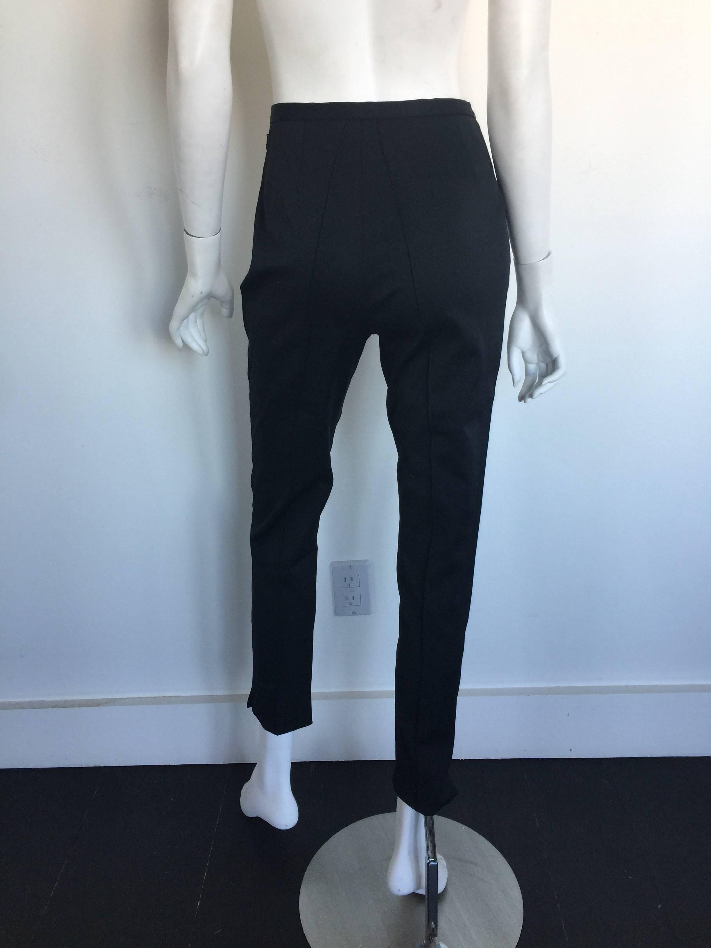 Women's or Men's Prada silk high waisted skinny pant  For Sale