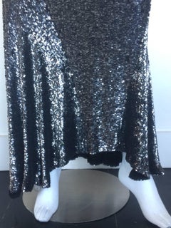 Ralph Lauren’s Grey sequin bias cut skirt