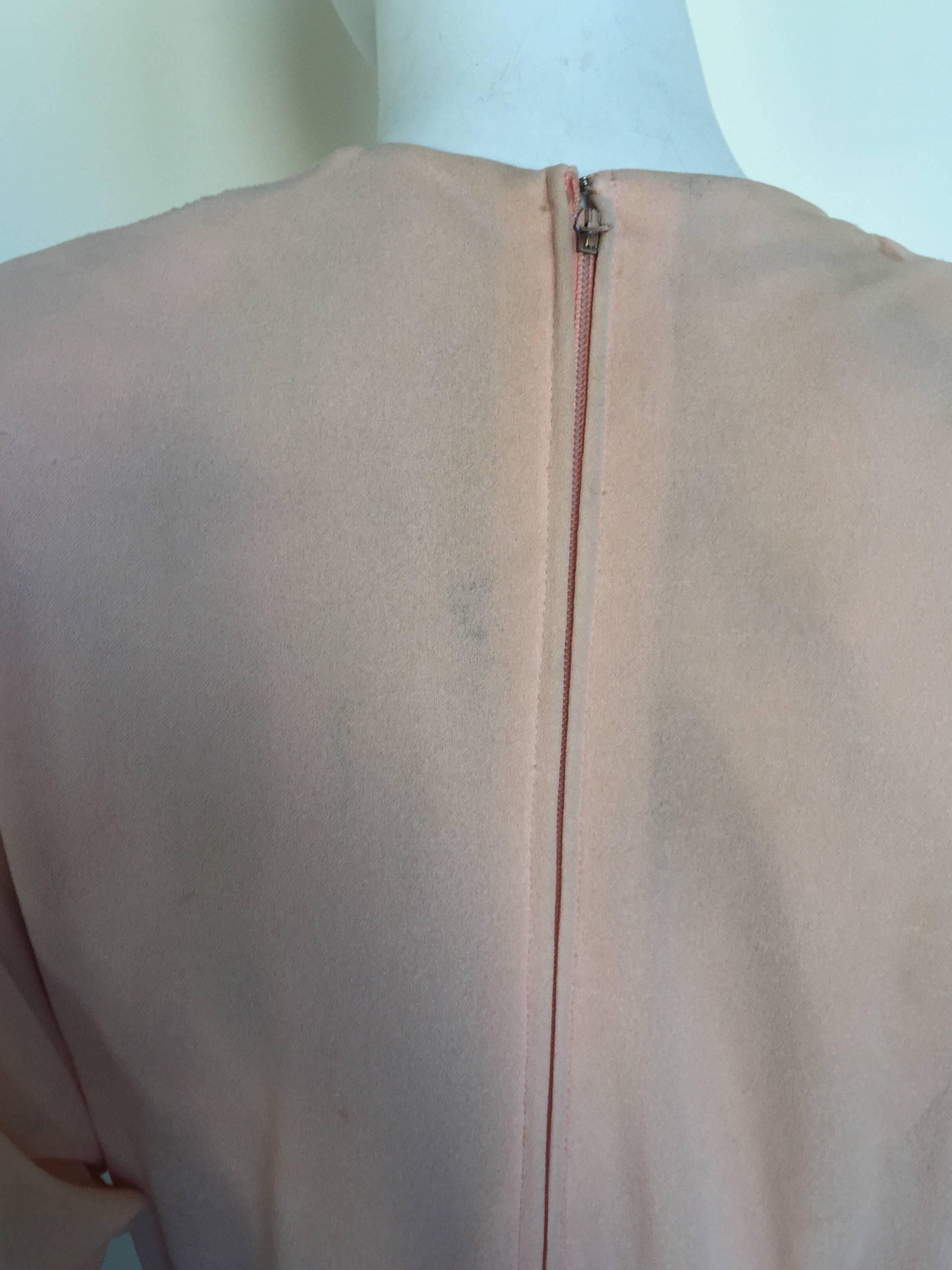 Women's or Men's Lillie Rubin blush draped dress For Sale