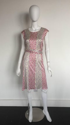 Louis Vuitton printed wrap dress