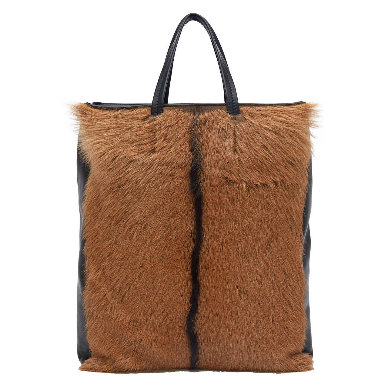 Celine Cabas Fur Vertical