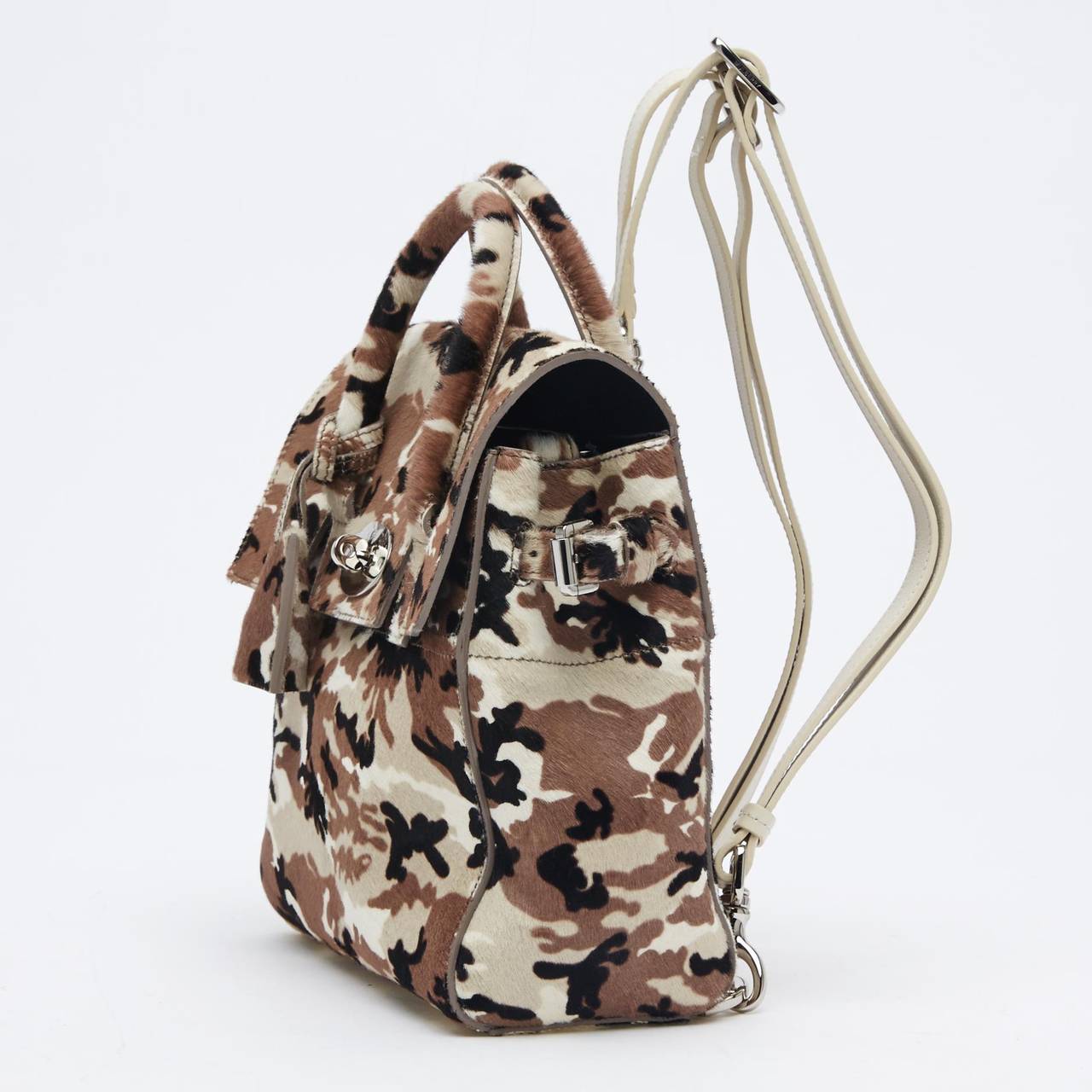 Women's Mulberry Cara Hair Calf Backpack Mini