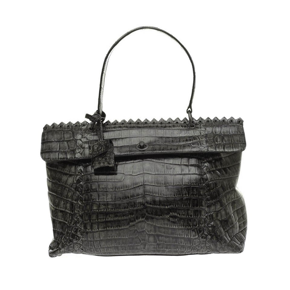 Bottega Veneta Tie-Dye Tiina Bag Crocodile