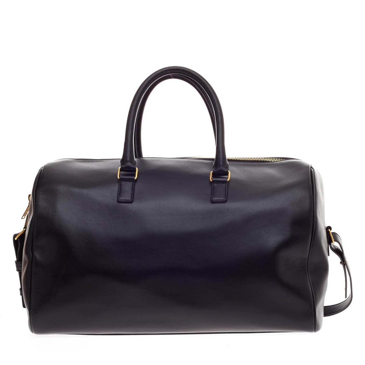 Women's Saint Laurent Classic Duffle Leather Medium 12