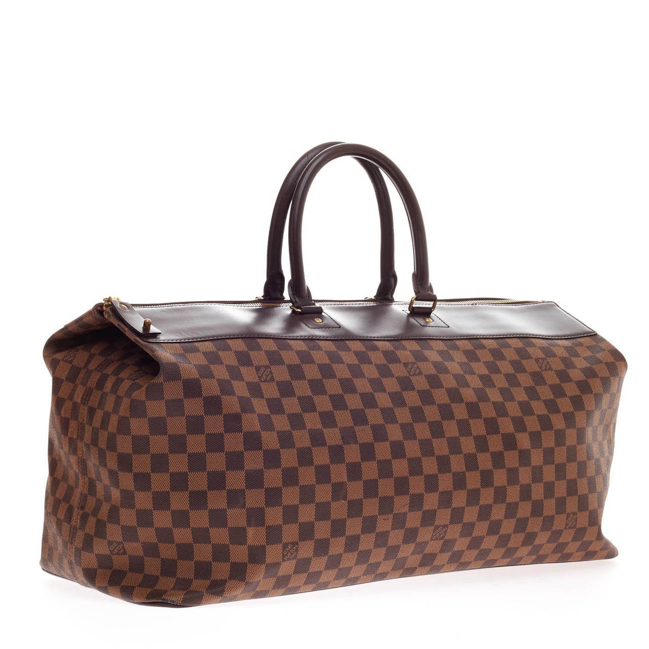 Louis Vuitton Greenwich Travel Bag Damier Canvas GM In Good Condition In NY, NY