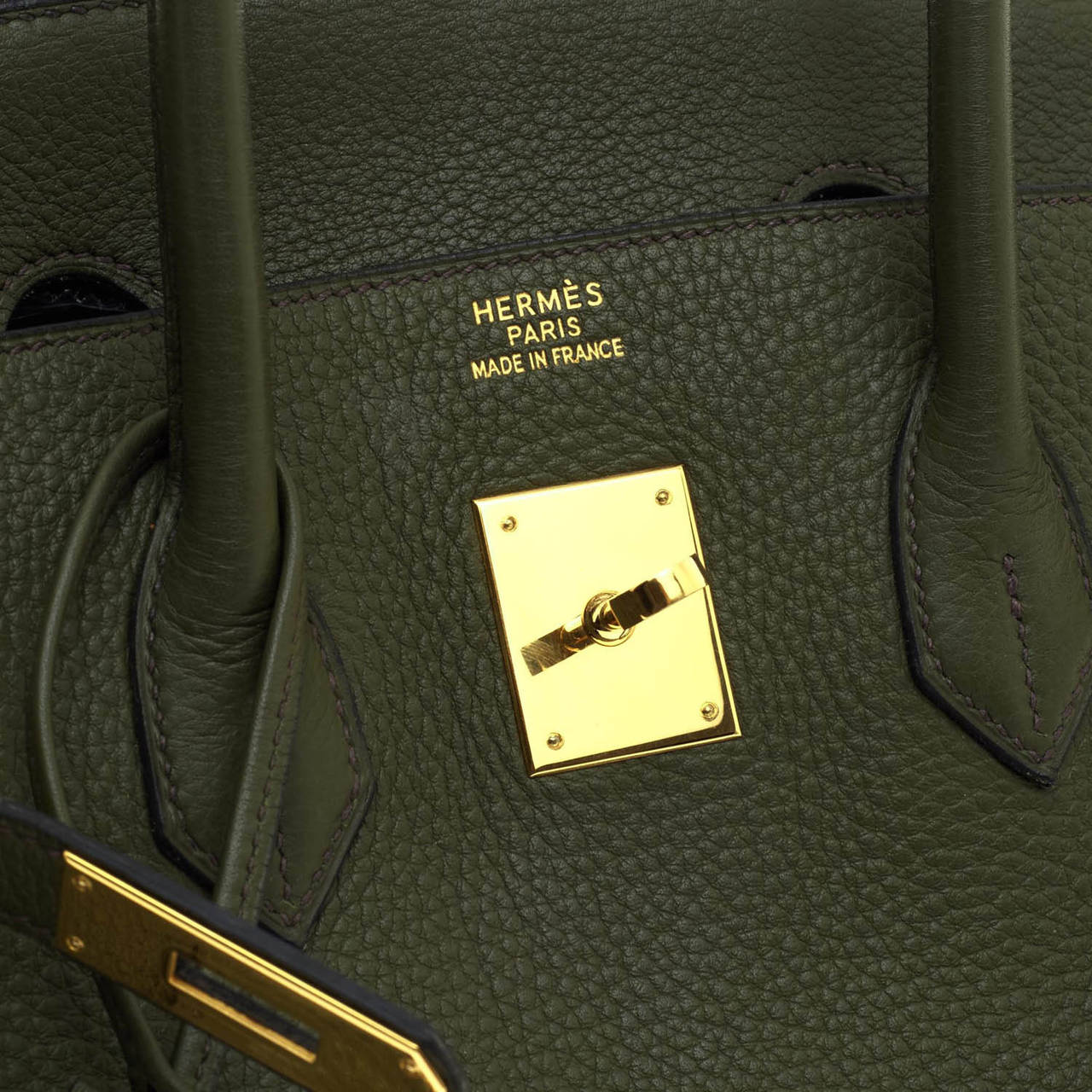Hermes Vert Olive Birkin 30 Bag – The Closet