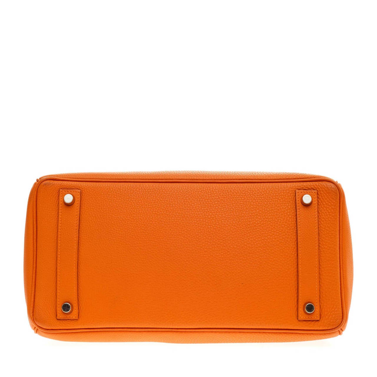 Hermes Birkin HAC Orange Togo with Palladium Hardware 32 1