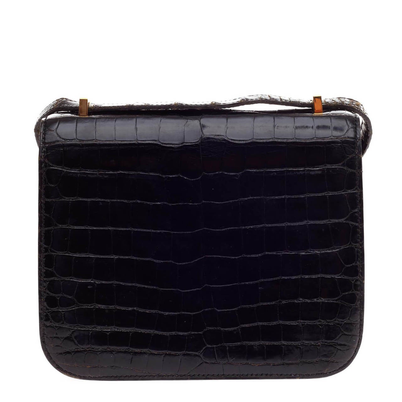 Hermes Constance Crocodile Porosus 18 In Good Condition In NY, NY