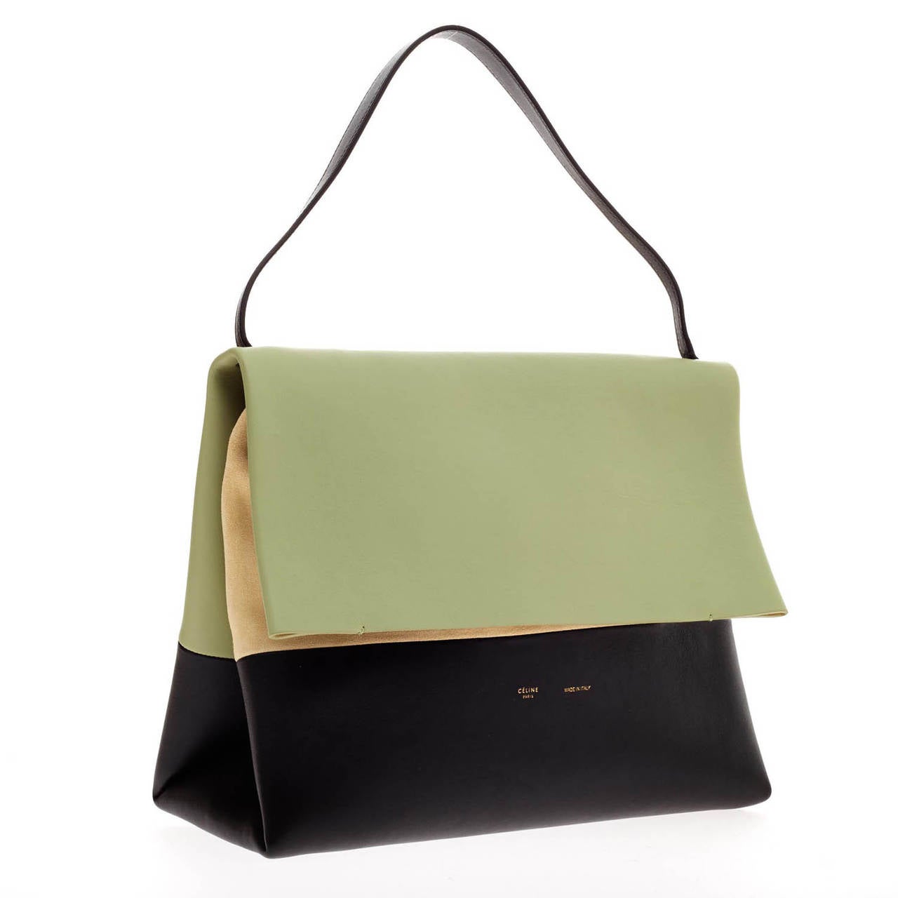 Celine All Soft Tote Leather at 1stDibs | celine all soft shoulder bag,  celine light green bag, celine all soft bag