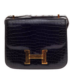 Hermes Constance Crocodile Porosus 18